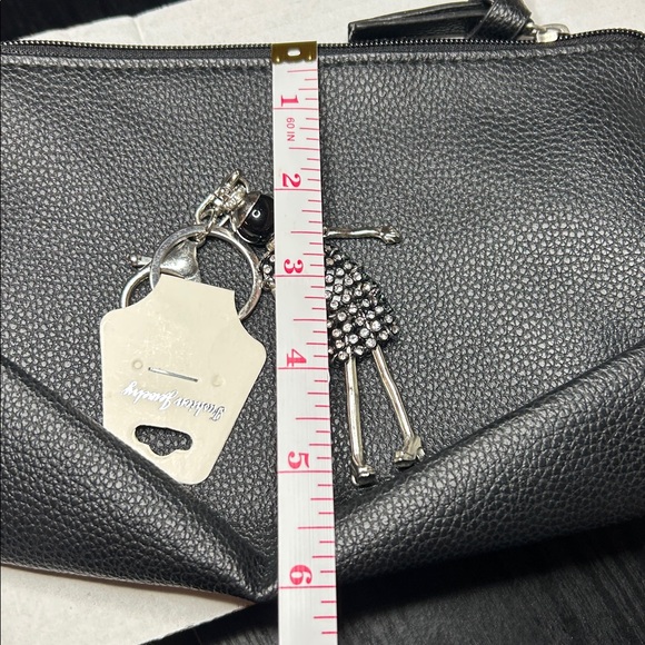 Sparkly Chic Lady Key Chain-PurseCharm and cosmetic bag NWT - Picture 11 of 12